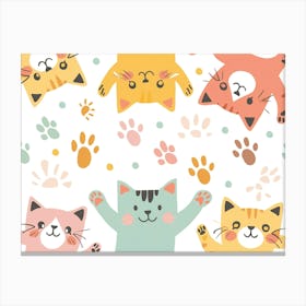 Cat Paw (11) Canvas Print