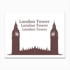 London Tower Canvas Print