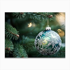 Christmas Ornament Canvas Print