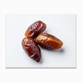 Dates On A White Background 4 Canvas Print
