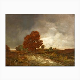 Road Through The Woods Canvas Print