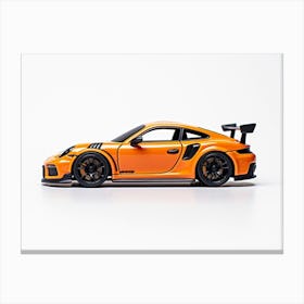 Toy Car Porsche 911 Gt3 Rs Orange Canvas Print