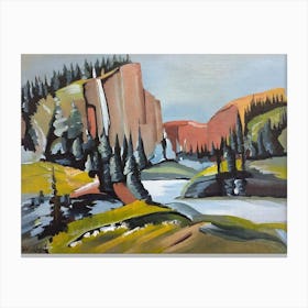 Rocky Mountain Landscape Canvas Print