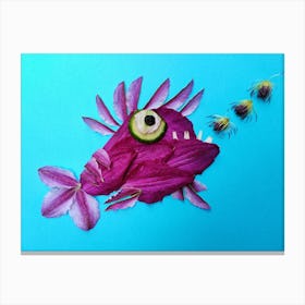 Grumpy Fish 1 Canvas Print