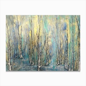 Birch Forest Canvas Print