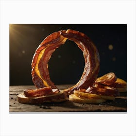 Bacon Ring Canvas Print