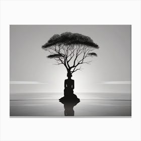 Buddha Tree Canvas Print