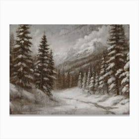 Winter Scene 8 Canvas Print