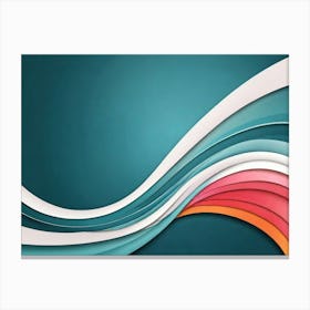 Abstract Wave 2 Canvas Print