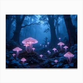 Mushroom Forest Canvas Print