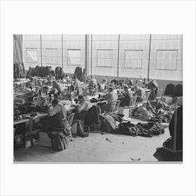 Some Of The Operators In The Cooperative Garment Factory At Jersey Homesteads, Hightstown, New Jersey Canvas Print