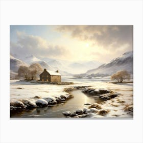 Scottish Cottage Canvas Print