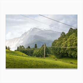 Mountain Landscape In Norway Canvas Print