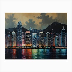  Hong Kong City 1 Canvas Print