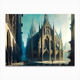 City In The Sky 10 Canvas Print