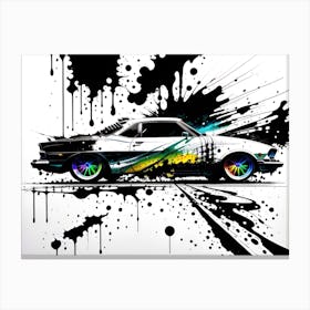 Splatter Car 1 Canvas Print