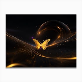 Abstract Butterfly 3 Canvas Print