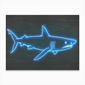 Neon Goblin Shark 1 Canvas Print