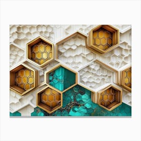 Honeycombs Wall Art Canvas Print