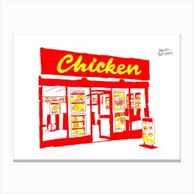 Chicken Shop Canvas Print