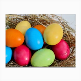 Colorful Easter Eggs 1 Canvas Print