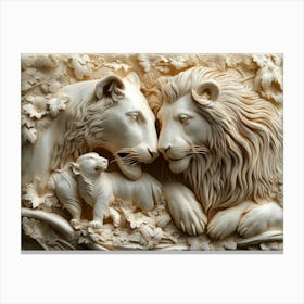 Lions 2 Canvas Print