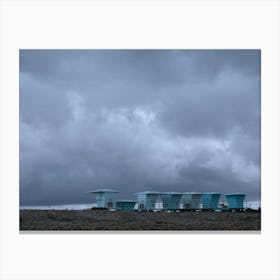 Storm at the beach, Carlsbad, CA. Canvas Print