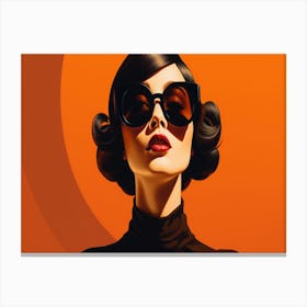 Woman In Sunglasses 3 Canvas Print