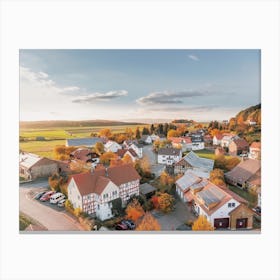 German Farm Town Canvas Print