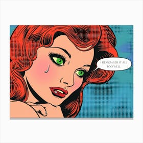 Pop Art 2 Canvas Print