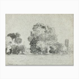 Grove Of Trees (1859), Camille Pissarro Canvas Print