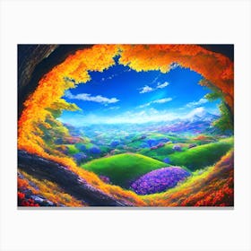 Hole In The Wall Canvas Print