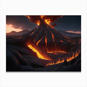 Lava Plains Canvas Print