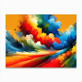 Modern Abstract Painting 2 Canvas Print