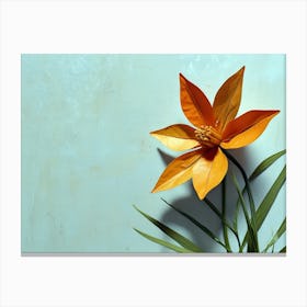 Origami Flower Canvas Print