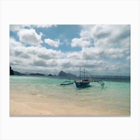 Boat To Paradise Canvas Print