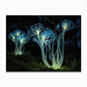 Luminous Trees Canvas Print