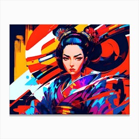 Geisha 127 Canvas Print