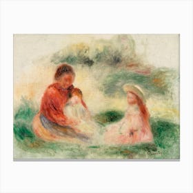 Young Family (1902–1903), Pierre Auguste Renoir Canvas Print