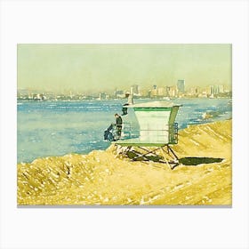 Lifeguard Tower Canvas Print