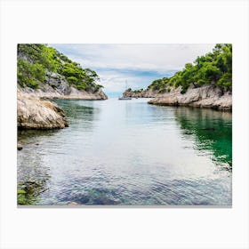 Calanque Du Port Pin Canvas Print