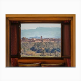 Moroccoan Window Canvas Print