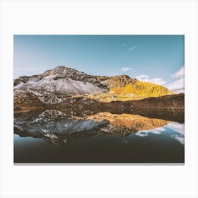 Reflections In A Lake Canvas Print