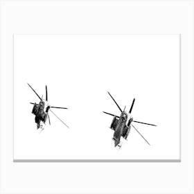 Two Sikorsky CH-53 Helicopters Canvas Print