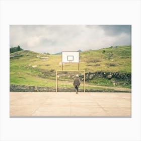 Streetball Courts 1 El Cocuy (Colombia) Canvas Print