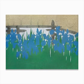 Irises From Momoyogusa –Flowers Of A Hundred Generations (1909), Kamisaka Sekka Canvas Print