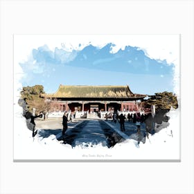 Ming Tombs, Beijing, China Canvas Print