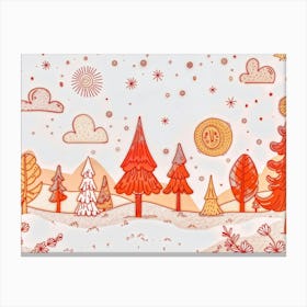 Christmas Trees Canvas Print