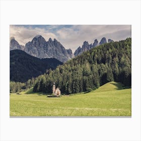 Dolomites Landscape Canvas Print
