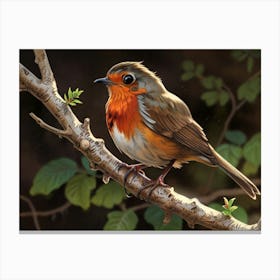 Robin 23 Canvas Print